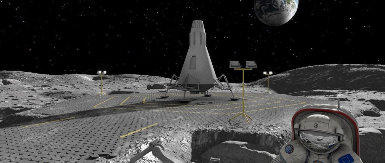 Ученые ЕКА предложили плавить реголит для строительства дорог на Луне