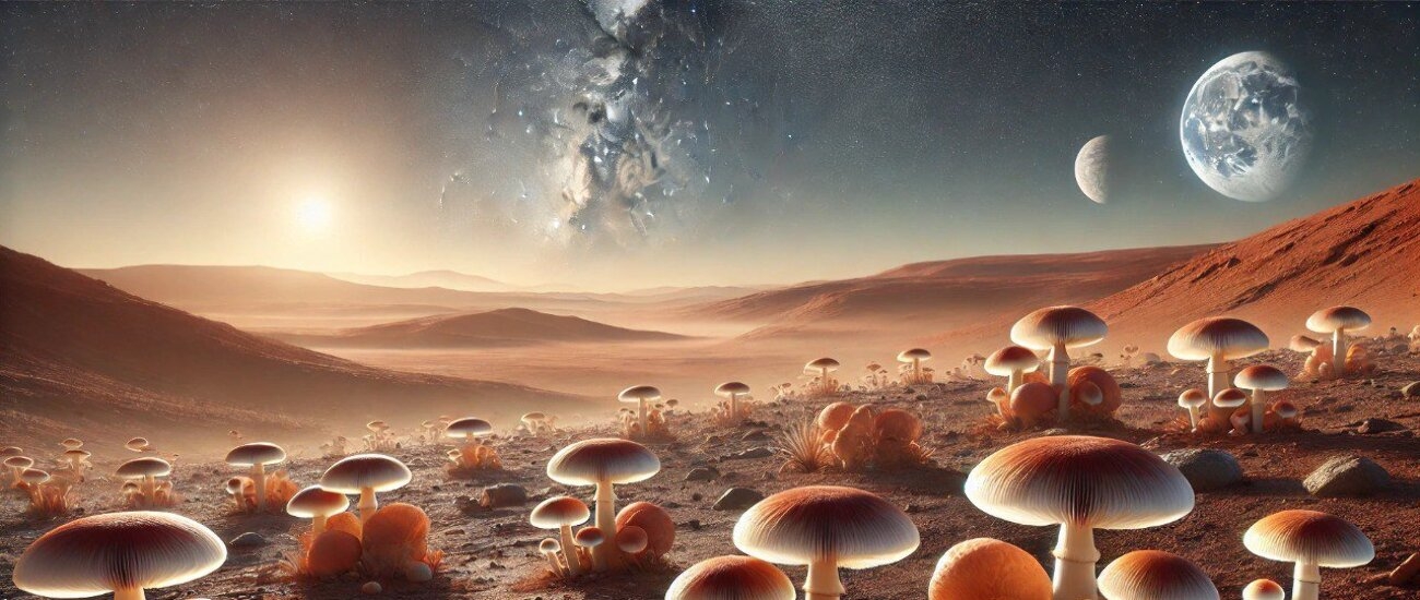 В NASA предложили строить жилища на Луне и Марсе из грибов