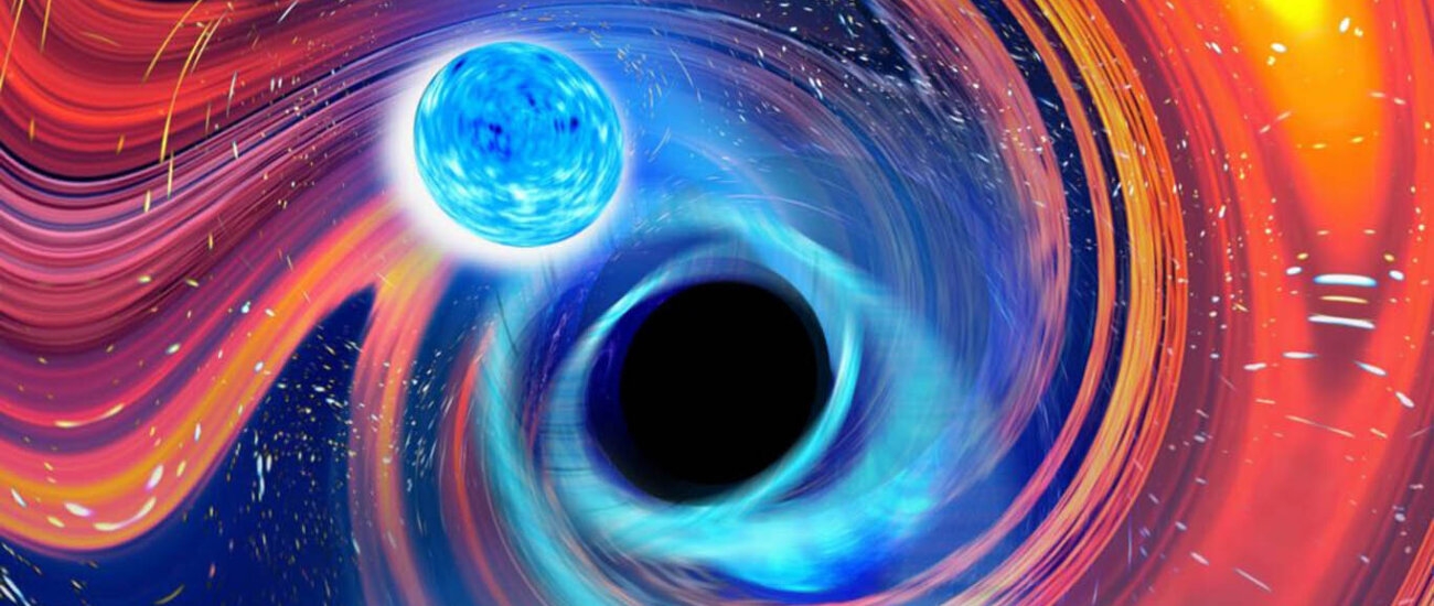 Нейтронная звезда впервые на наших глазах столкнулась с черной дырой