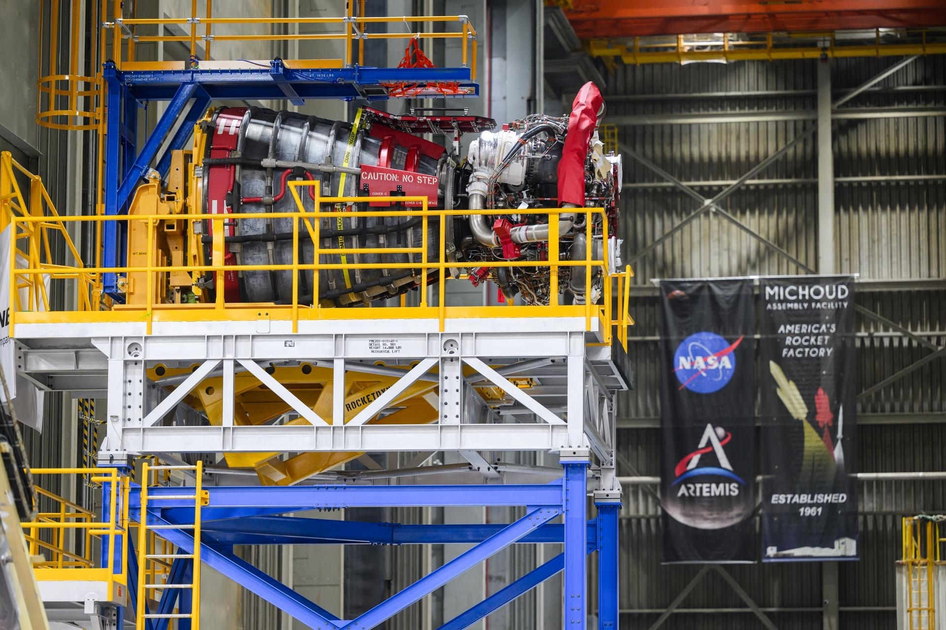 Двигатели RS-25 для основной ступени ракеты SLS | NASA