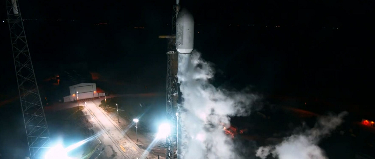 SpaceX вывела на орбиту 22 спутника Starlink v2 Mini