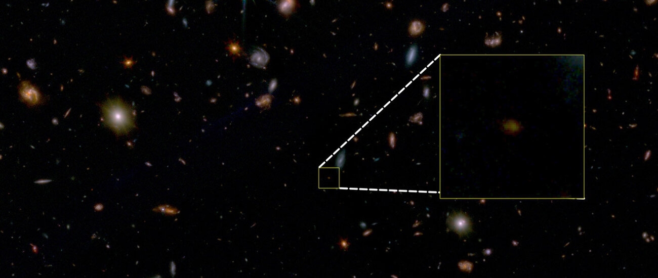 «Уэбб» обнаружил древнейшую «мертвую» галактику во Вселенной