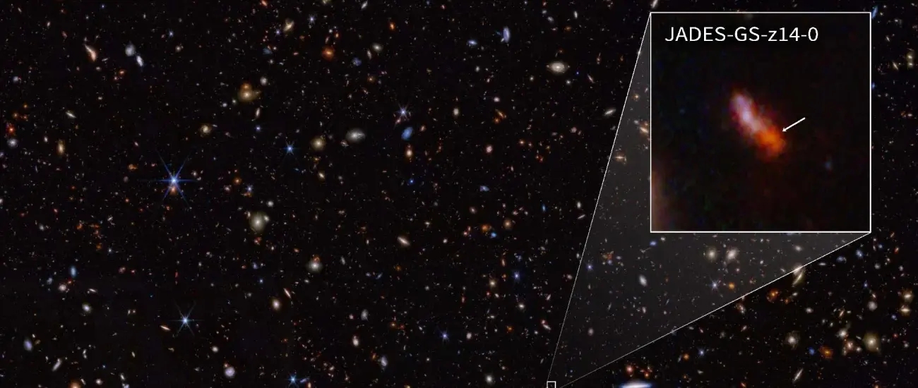 «Уэбб» нашел рекордно древнюю галактику