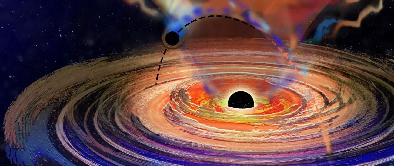 Астрономы выяснили причину внезапной «икоты» сверхмассивной черной дыры