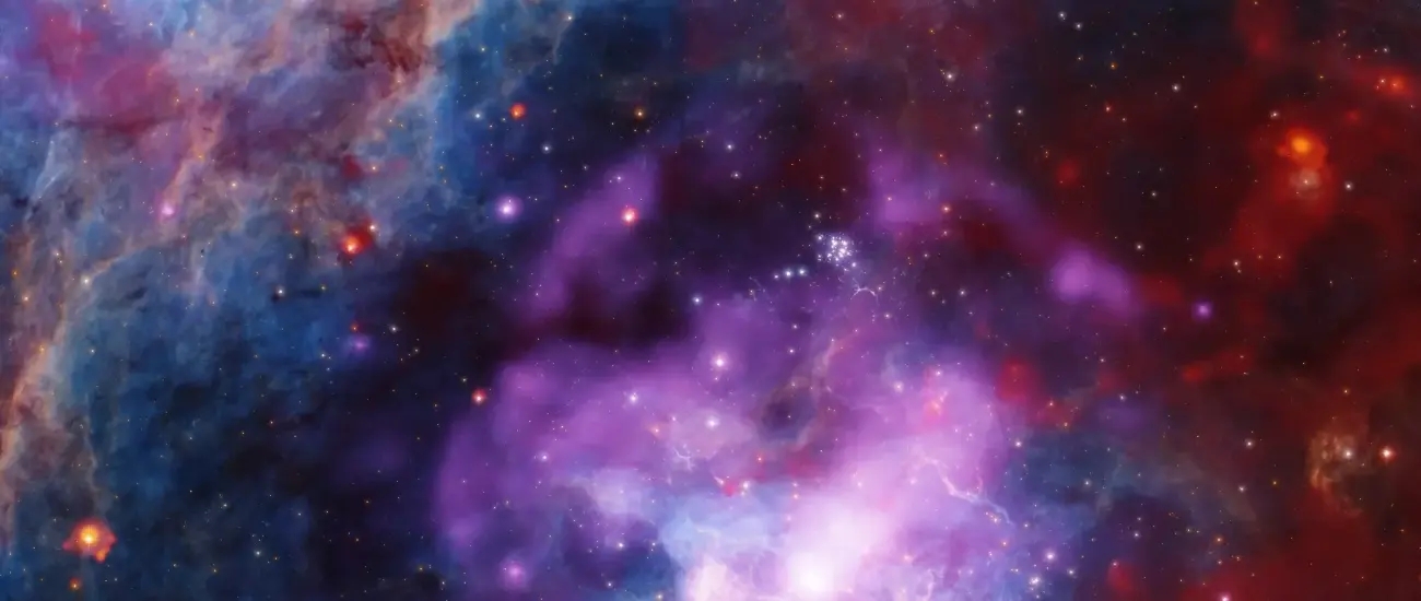 NASA показало последствия взрывов нескольких сверхновых