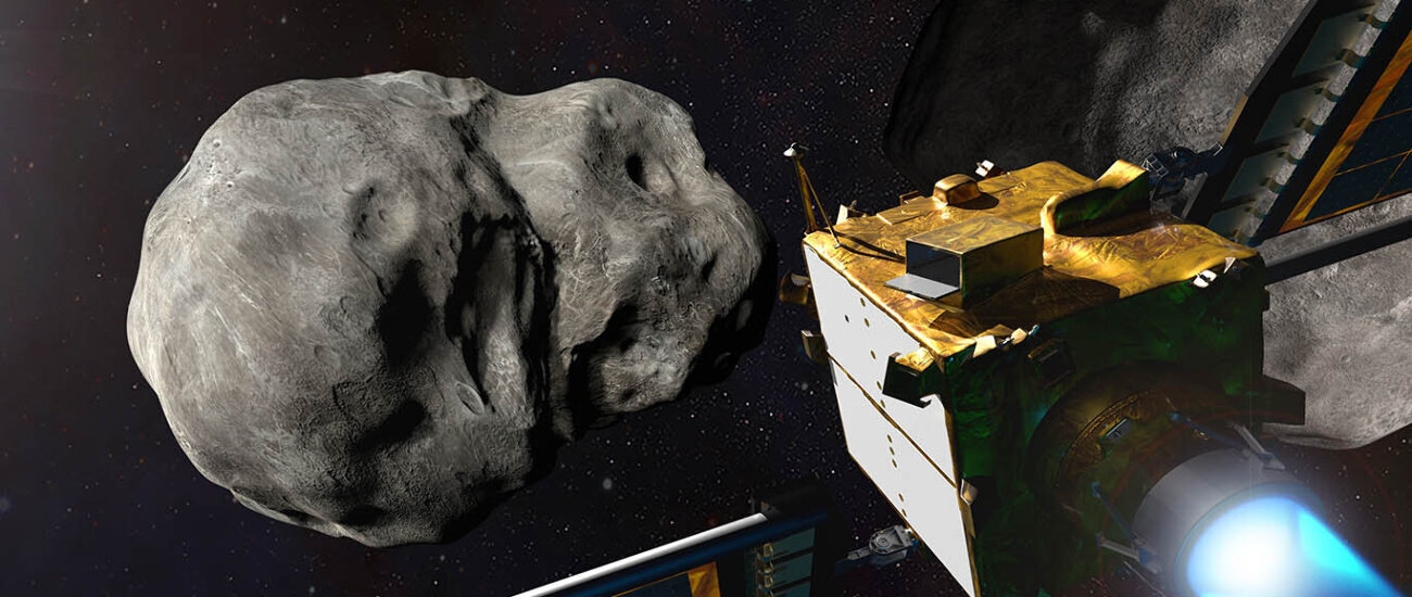 Ударный зонд DART изменил форму астероида Диморф