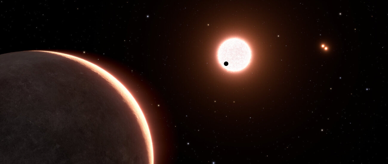 «Хаббл» уточнил размер самой близкой транзитной экзопланеты