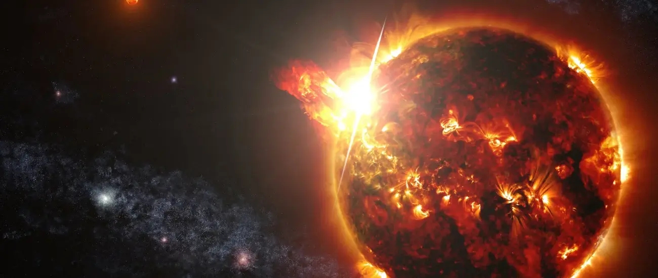 Раскрыта загадка супервспышек на звездах, которые ярче Солнца в тысячи раз