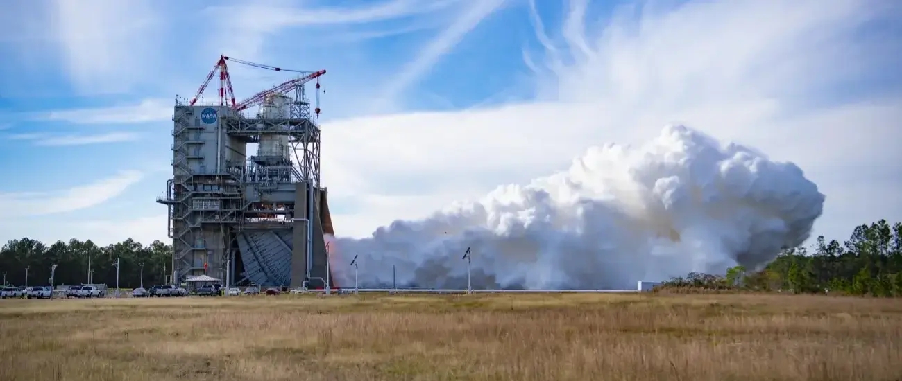 Двигатель сверхтяжелой ракеты SLS успешно прошел третий этап испытаний