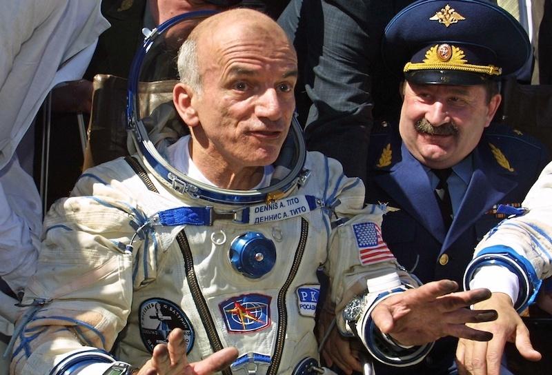 Первый космический турист&nbsp;Деннис Тито. Фото: Роскосмос.