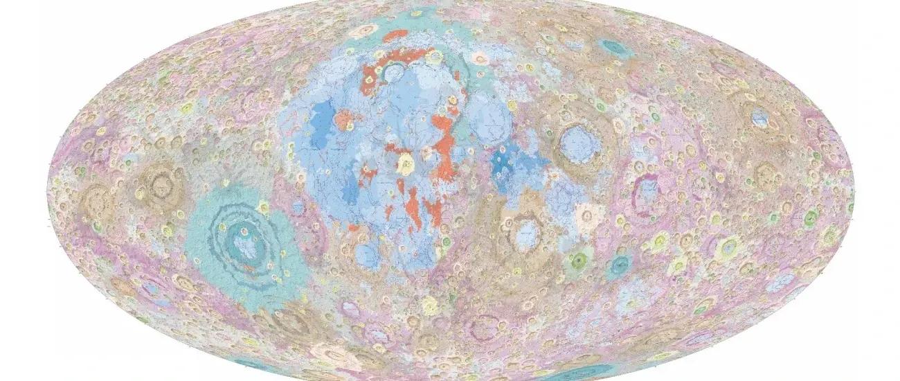 Китай опубликовал первый в мире набор высокоточных геологических карт Луны