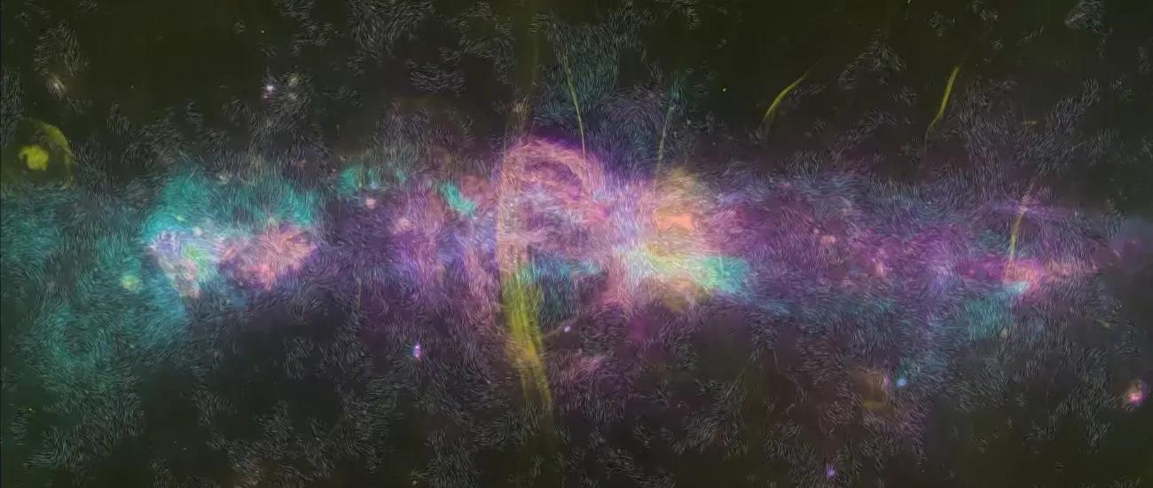 Астрономы составили карту магнитных полей в центре Млечного Пути