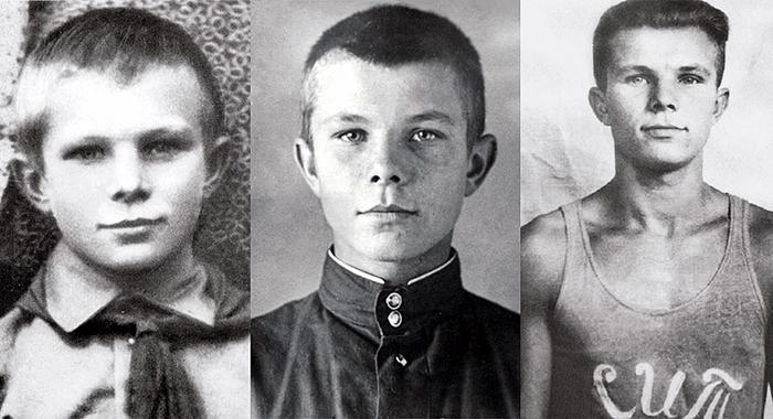 Детские и юношеские фото Гагарина