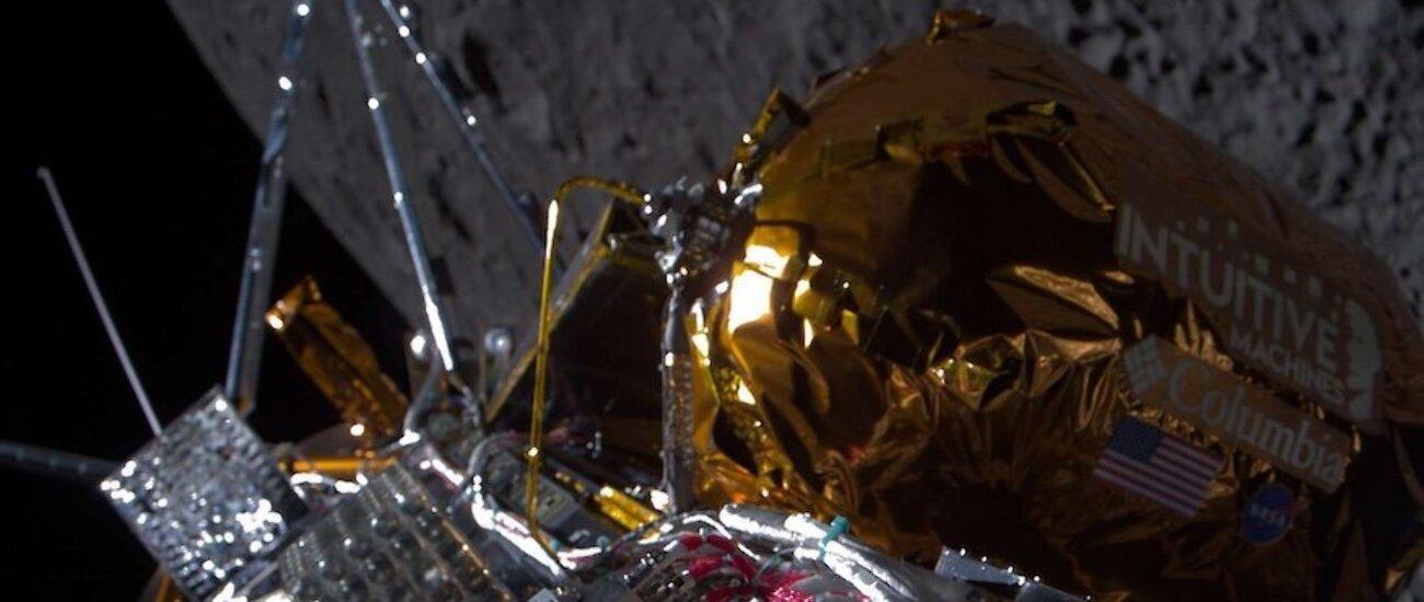 Американский зонд Nova-C при посадке на Луну завалился набок